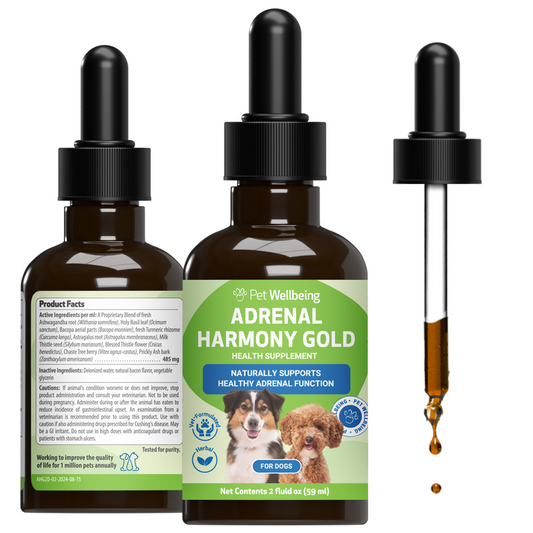 Adrenal Harmony Gold - Supports Healthy Cortisol Levels and Adrenal Function in Dogs