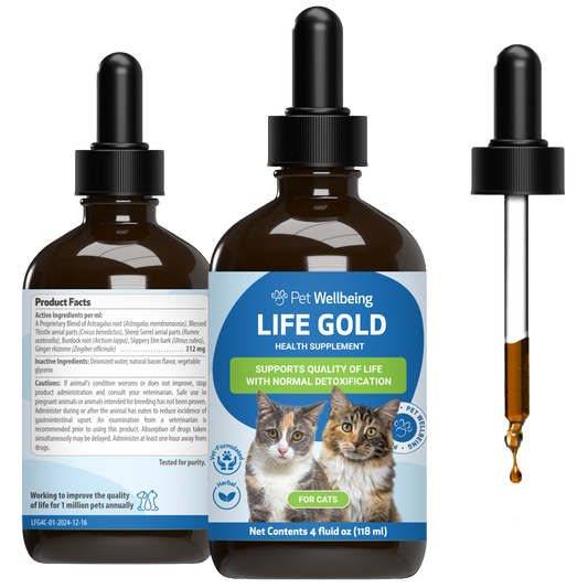 Life Gold - Immune, Antioxidant, and Detoxification Support for Cats