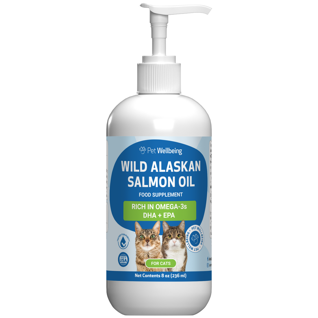 Pet Wellbeing Wild Alaskan Salmon Oil_front