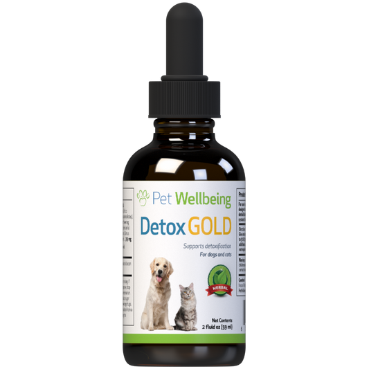Detox Gold for Dogs - Gentle Detoxification & Elimination Support