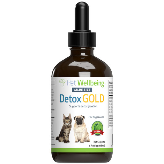 Detox Gold for Dogs - Gentle Detoxification & Elimination Support