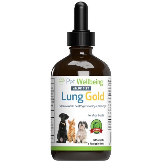 Lung Gold - for Dog Lung Support and Easy Breathing