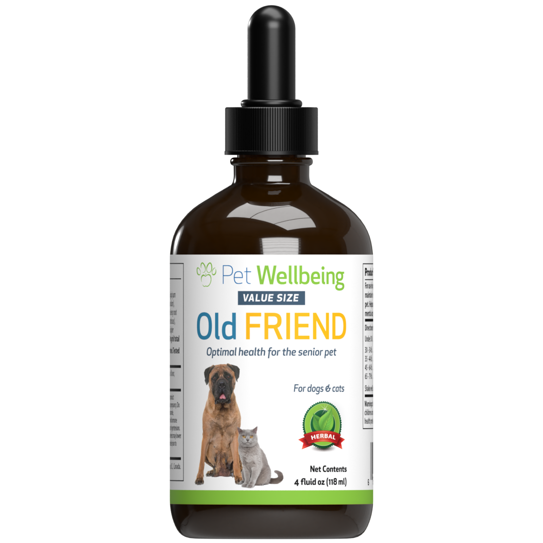 Pet Wellbeing - Old Friend Cats and Dogs_front
